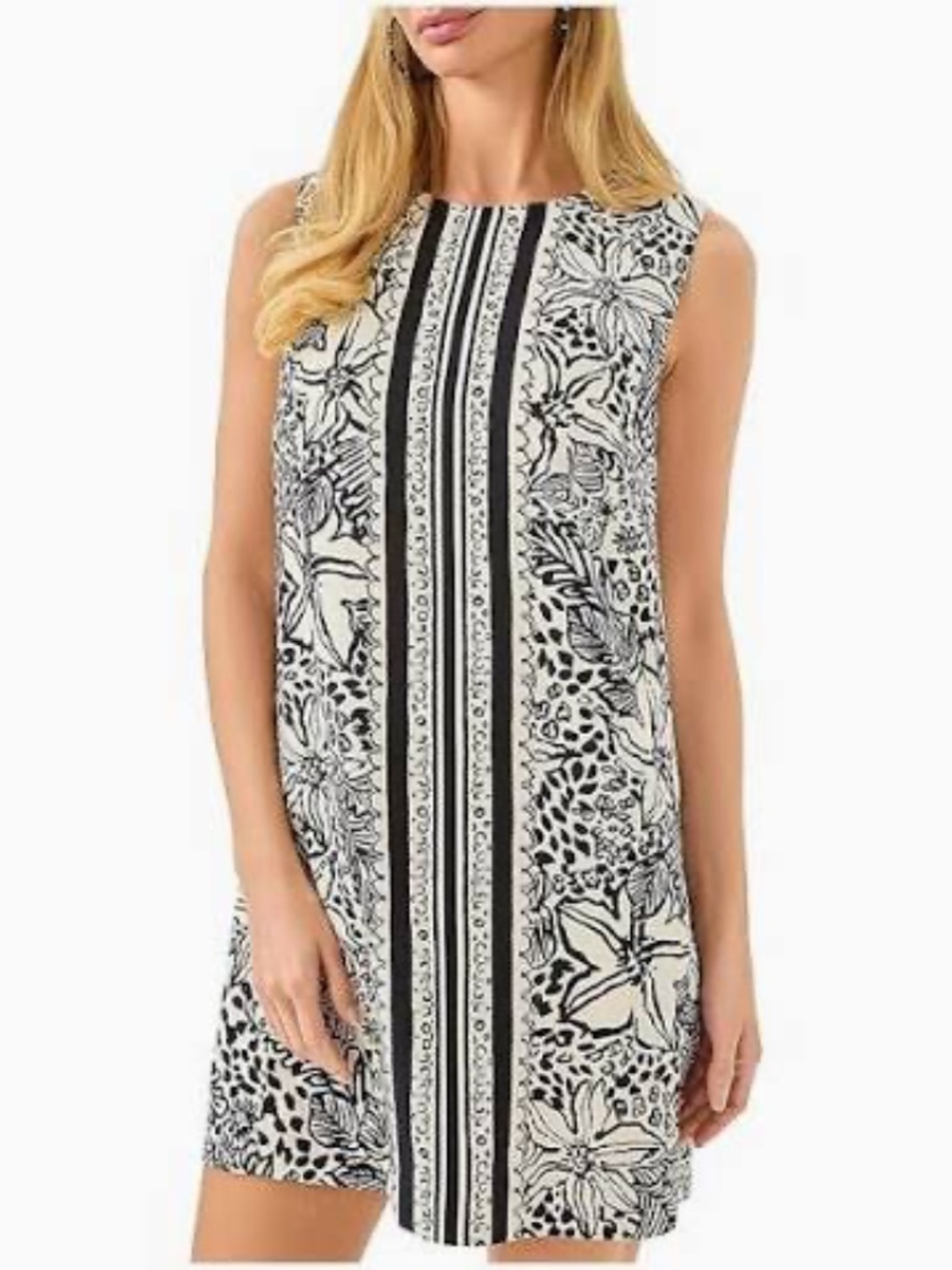Lilly Pulitzer Edita Shift NWT 8 Onyx Lots to Spot Engineere